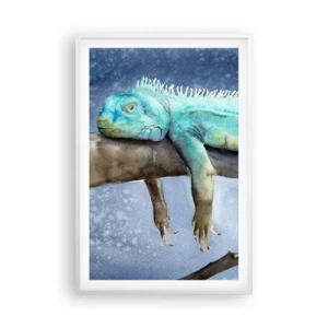 Affiche dans un cadre blanc - Poster - Tout va bien! - 61x91 cm