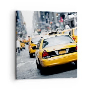 Impression sur toile - Image sur toile - Seulement dans cette ville - 70x70 cm