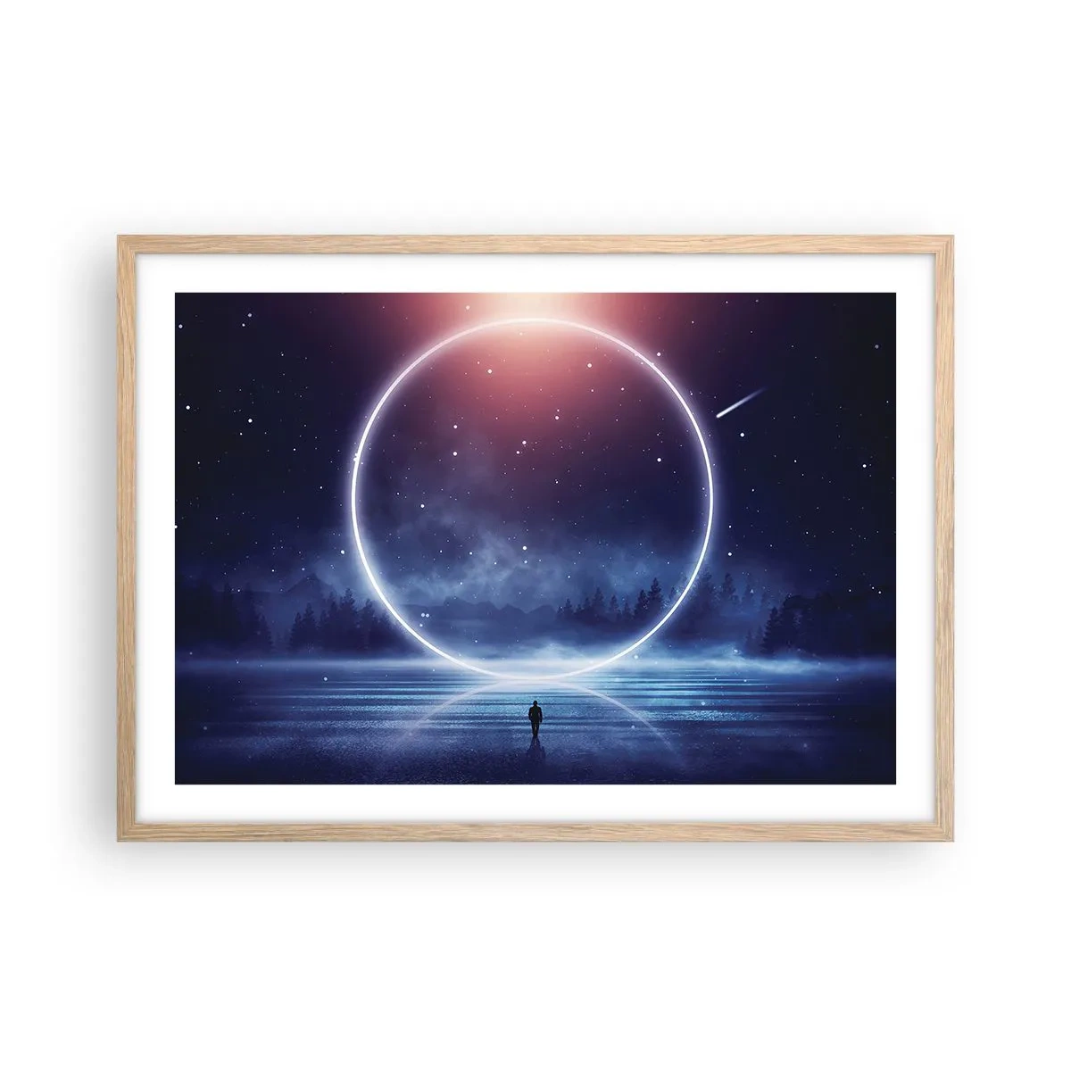 Affiche dans un chêne clair - Poster - Ils sont déjà là... - 70x50 cm