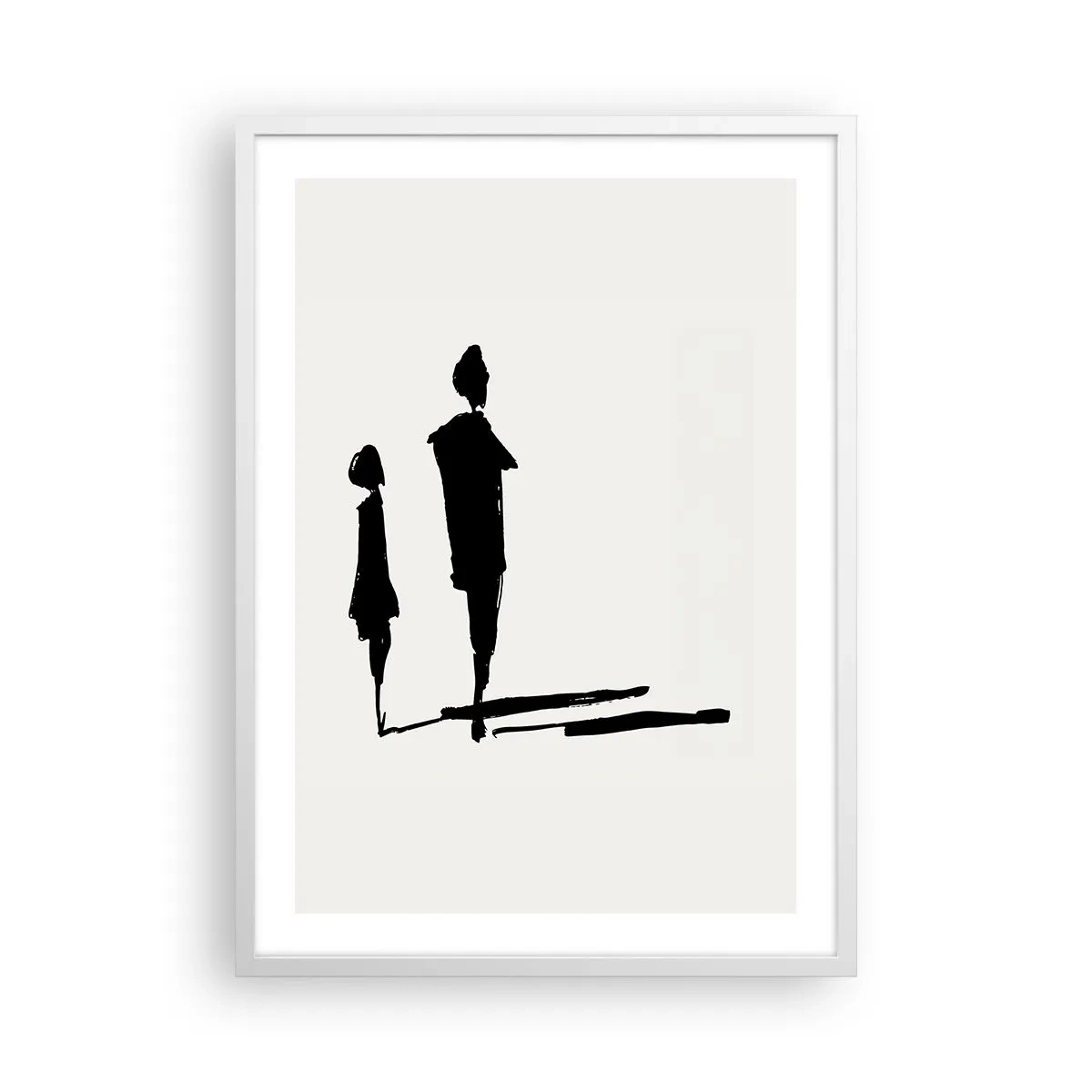 Affiche dans un cadre blanc - Poster - Êtes-vous sûr qu'ils sont ensemble ? - 50x70 cm