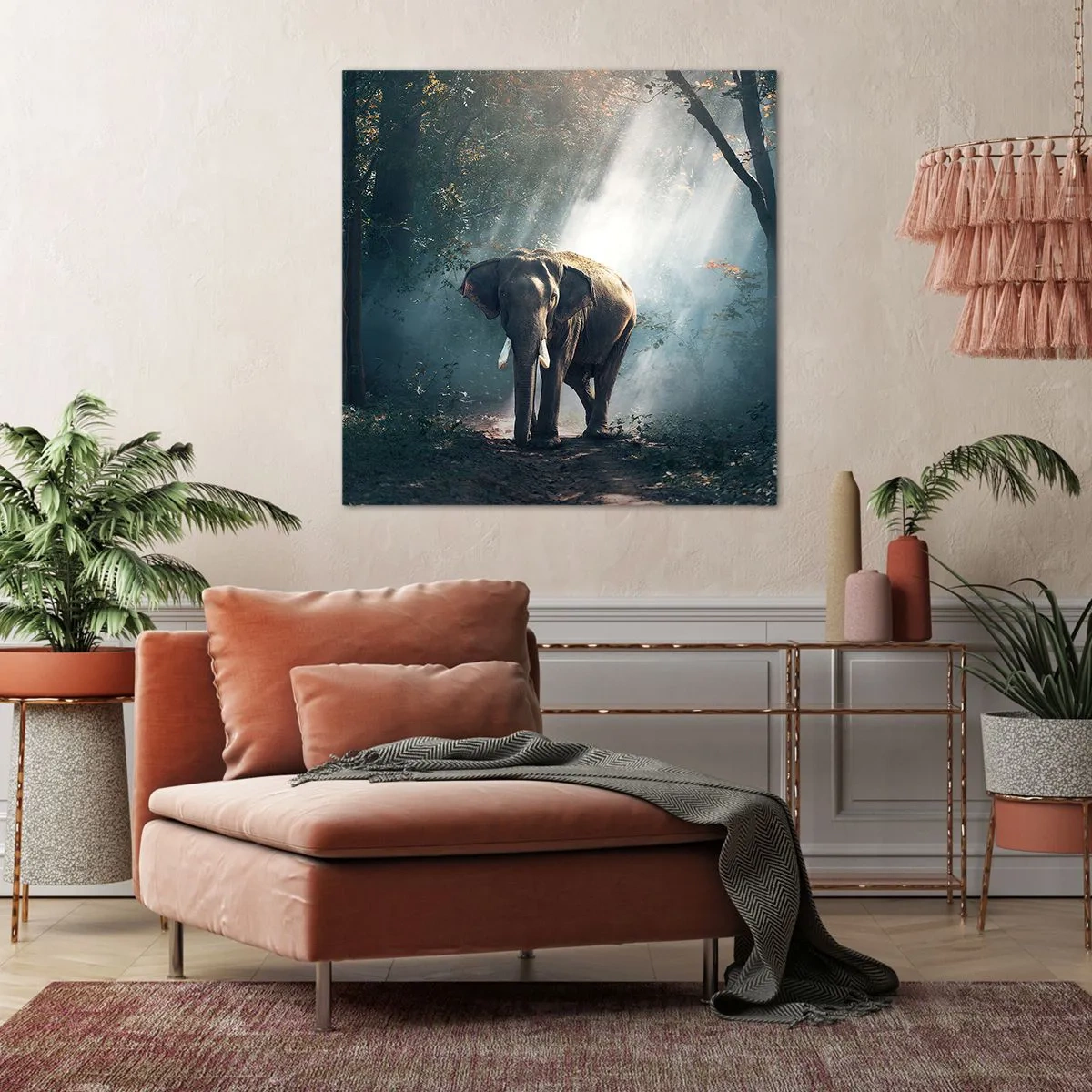 Impression sur toile - Image sur toile - Une balade tranquille - 70x70 cm