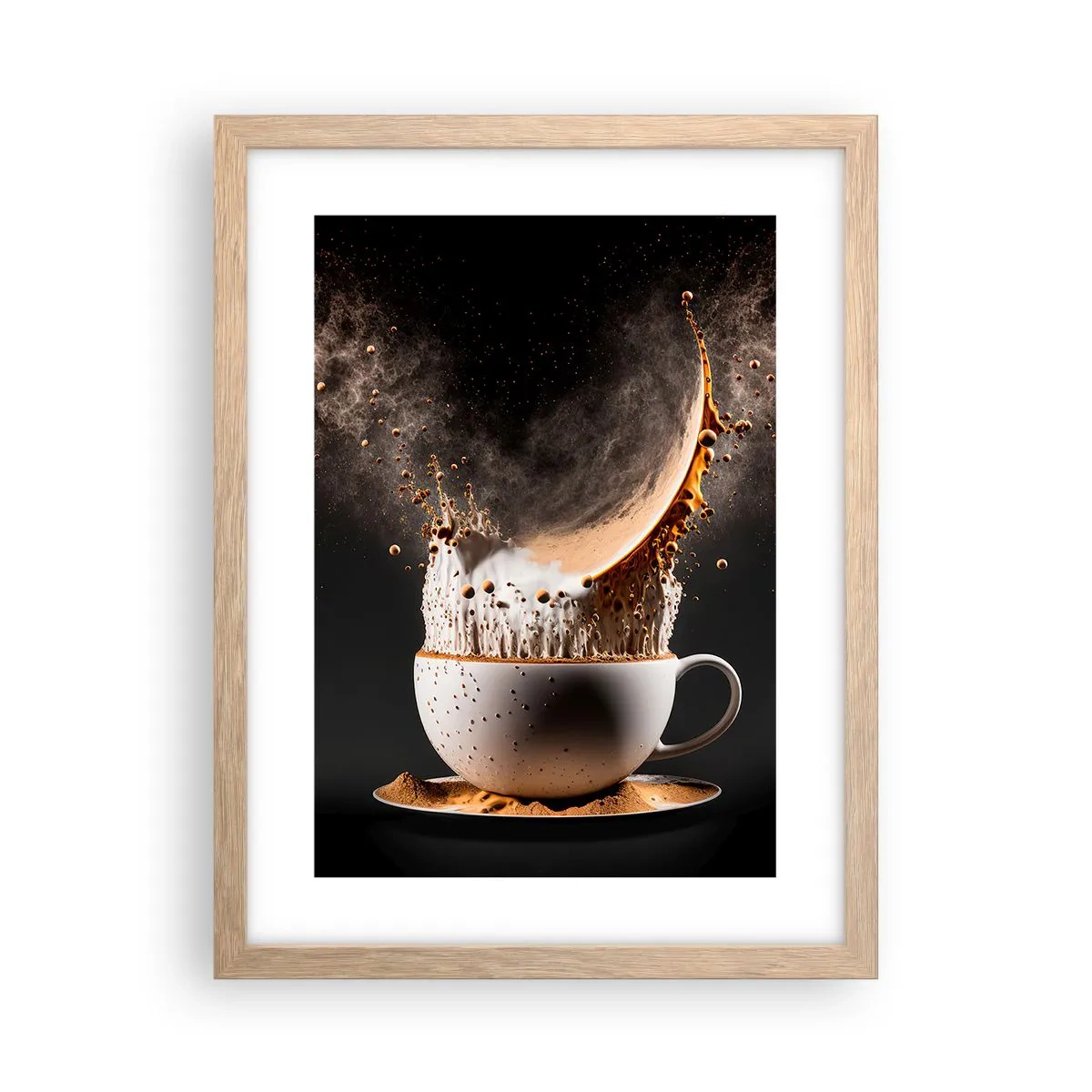 Affiche dans un chêne clair - Poster - Une explosion de saveur - 30x40 cm