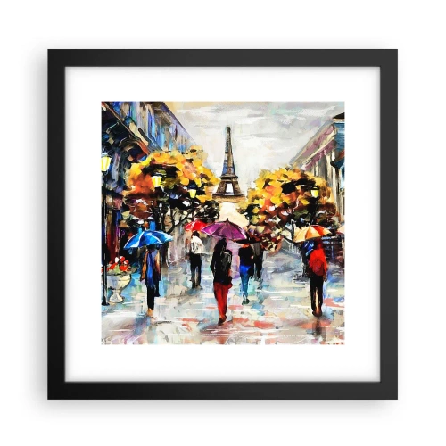 Affiche dans un cadre noir - Poster - Particulièrement beau en automne - 30x30 cm