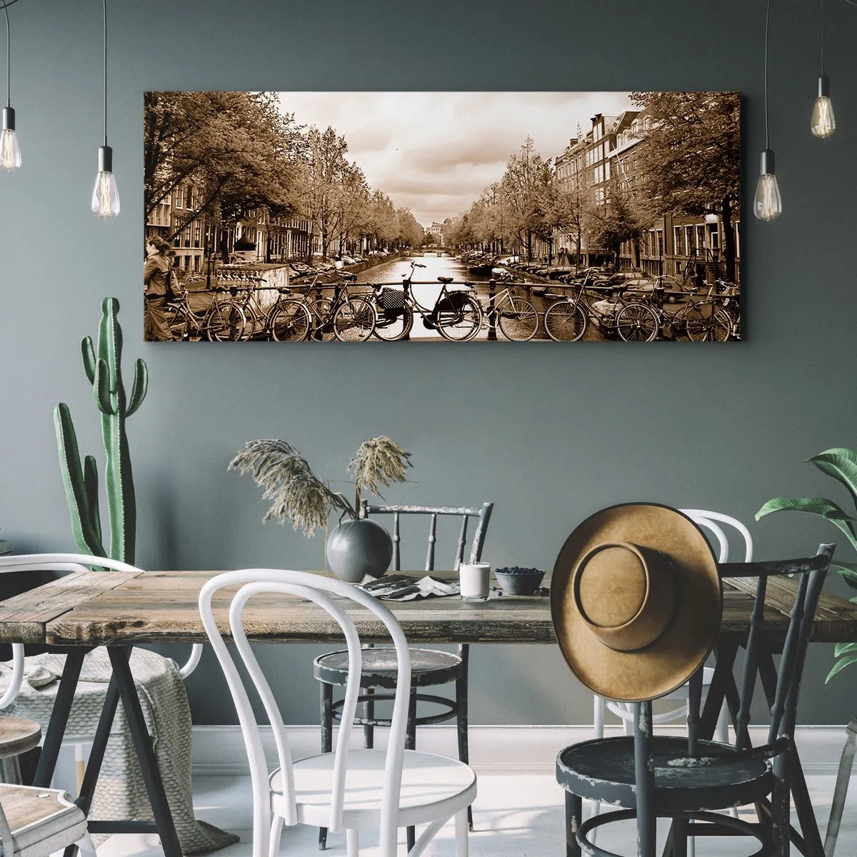 Impression sur toile - Image sur toile - Ambiance hollandaise - 100x40 cm