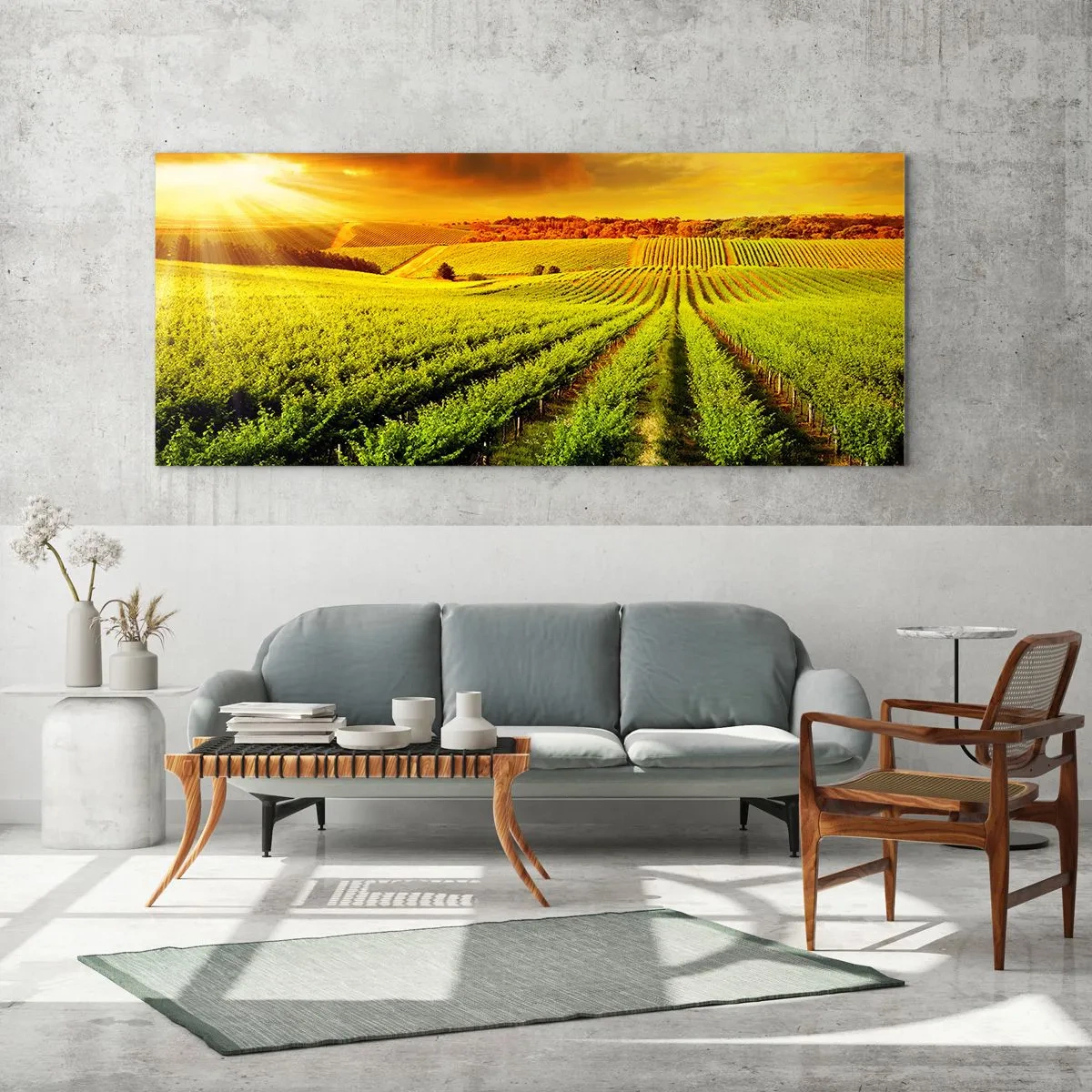 Impression sur verre - Image sur verre - Sous le soleil australien - 90x30 cm