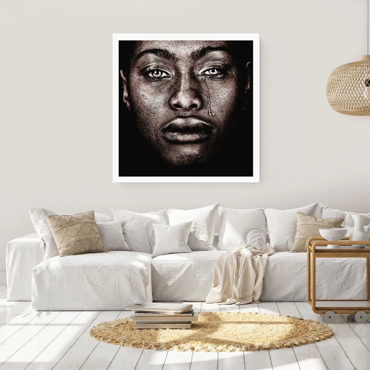 Affiche - Poster - Une larme - 30x30 cm