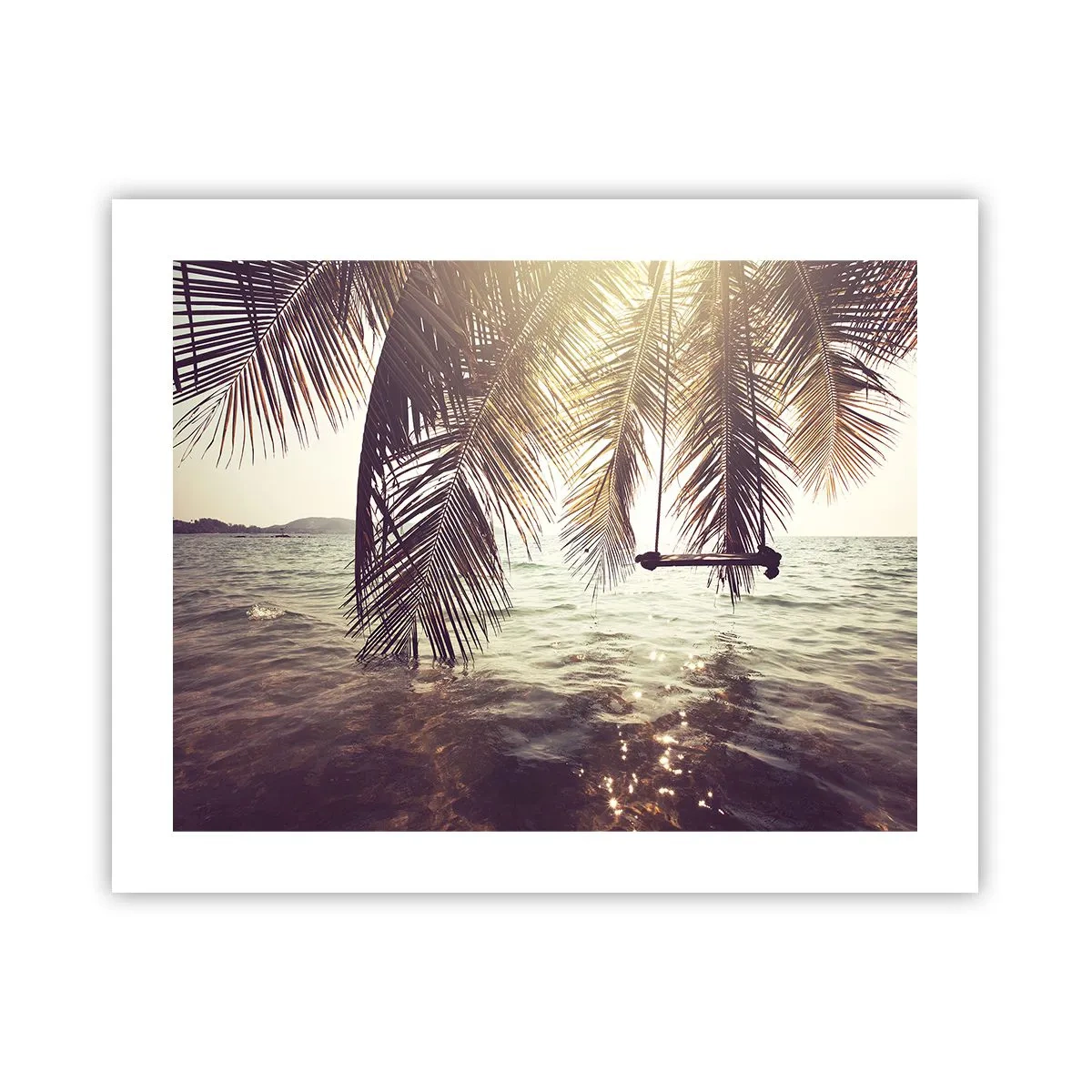 Affiche - Poster - Vous pouvez vous balancer dans les nuages à volonté - 50x40 cm