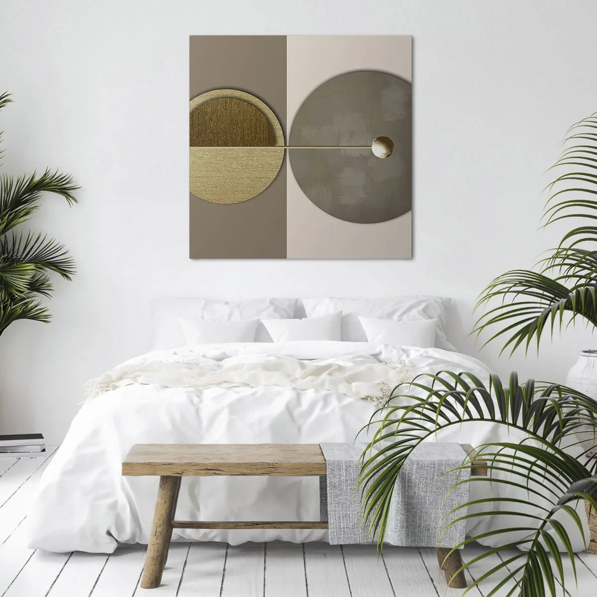 Impression sur toile - Image sur toile - Équilibre parfait - 50x50 cm