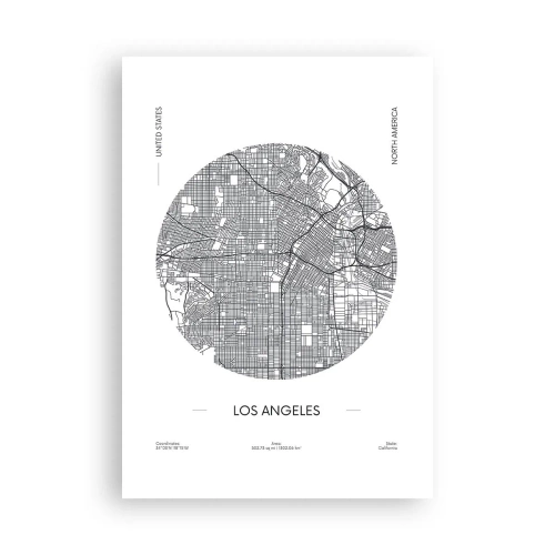 Affiche - Poster - Anatomie de Los Angeles - 70x100 cm