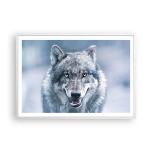 Affiche dans un cadre blanc - Poster - Relèverez-vous le défi ? - 100x70 cm