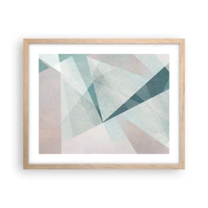 Affiche dans un chêne clair - Poster - Calme bien que dynamique - 50x40 cm