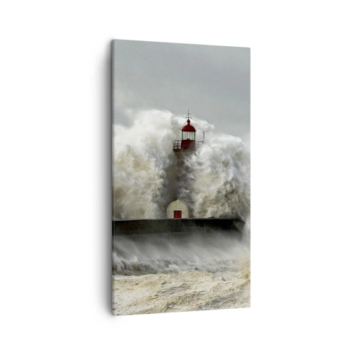 Impression sur toile - Image sur toile - La colère de l'océan - 45x80 cm