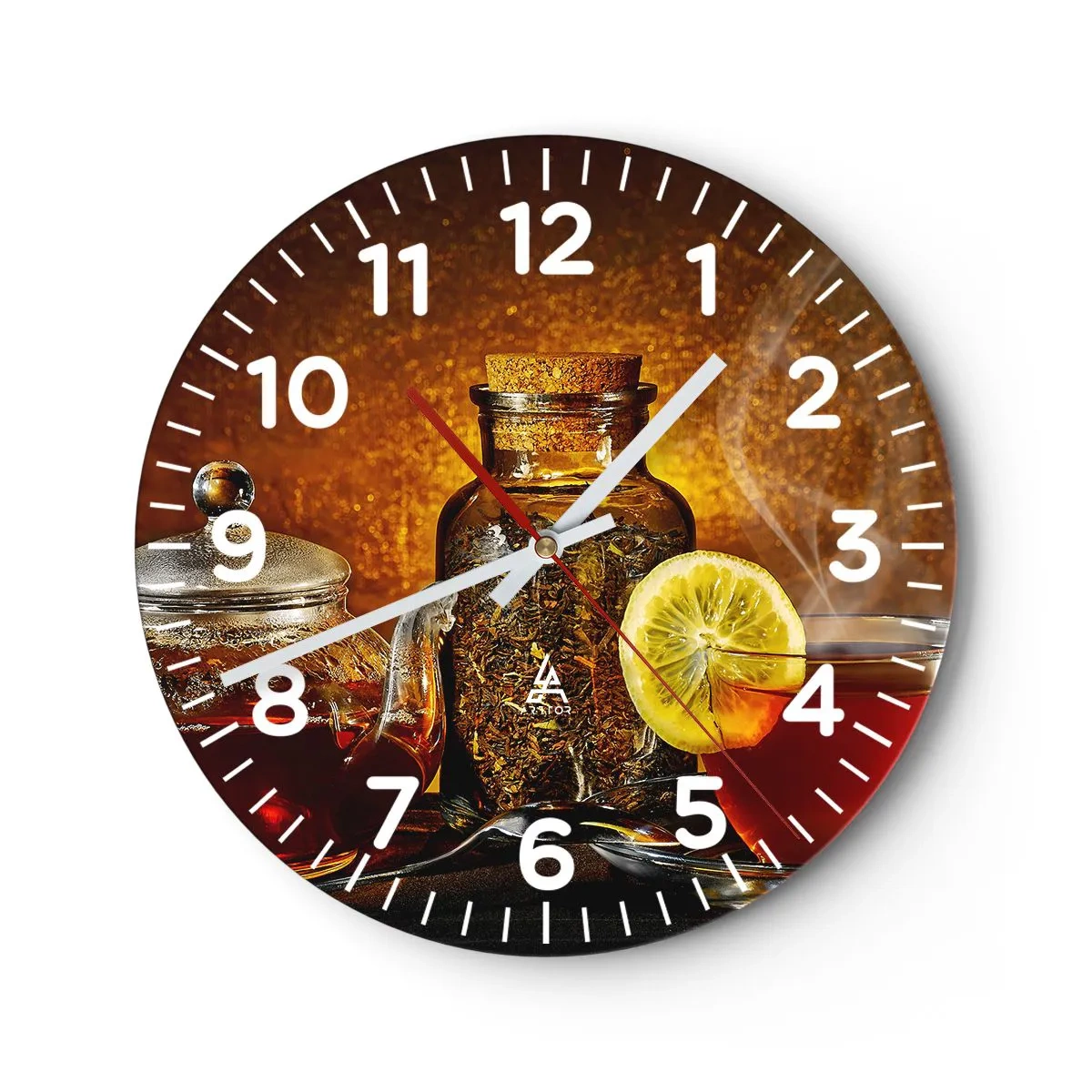 Horloge murale - Pendule murale - Dans le style des maîtres hollandais - 40x40 cm