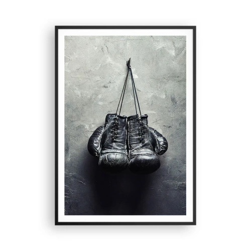 Affiche dans un cadre noir - Poster - Un temps pour se battre et un temps pour la paix - 70x100 cm