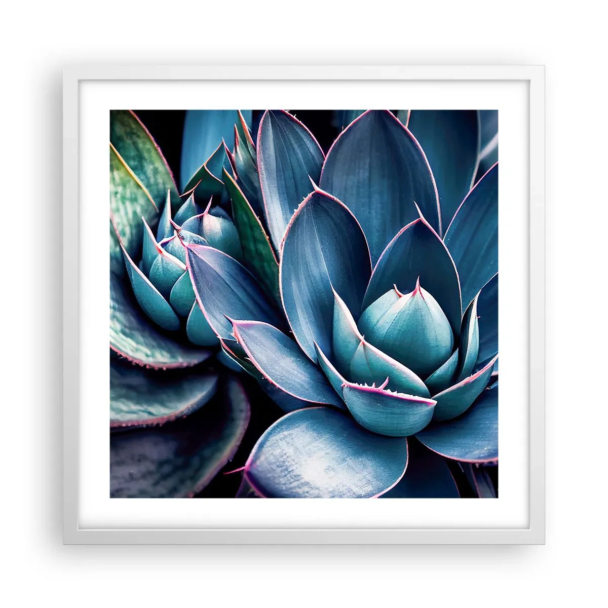 Affiche dans un cadre blanc - Poster - Force vital - 50x50 cm