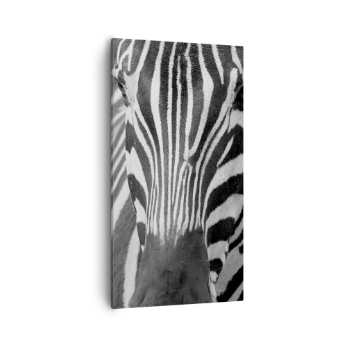 Impression sur toile - Image sur toile - Le monde est noir et blanc - 55x100 cm