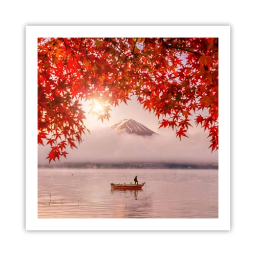 Affiche - Poster - Dans le climat japonais - 60x60 cm