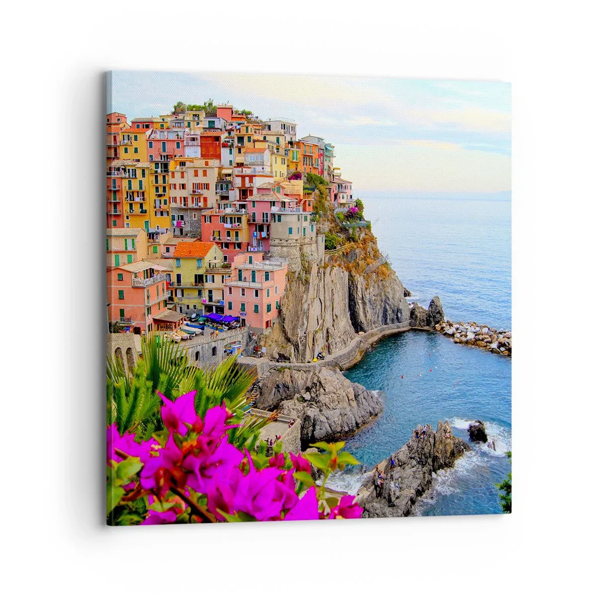 Impression sur toile - Image sur toile - La ville qui rit - 70x70 cm