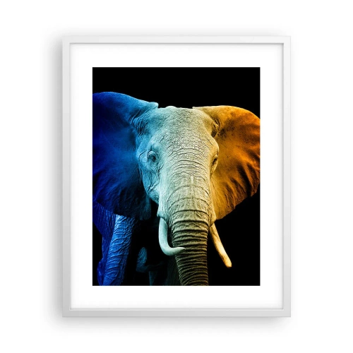 Affiche dans un cadre blanc - Poster - Excentrique, pas bizarre - 40x50 cm