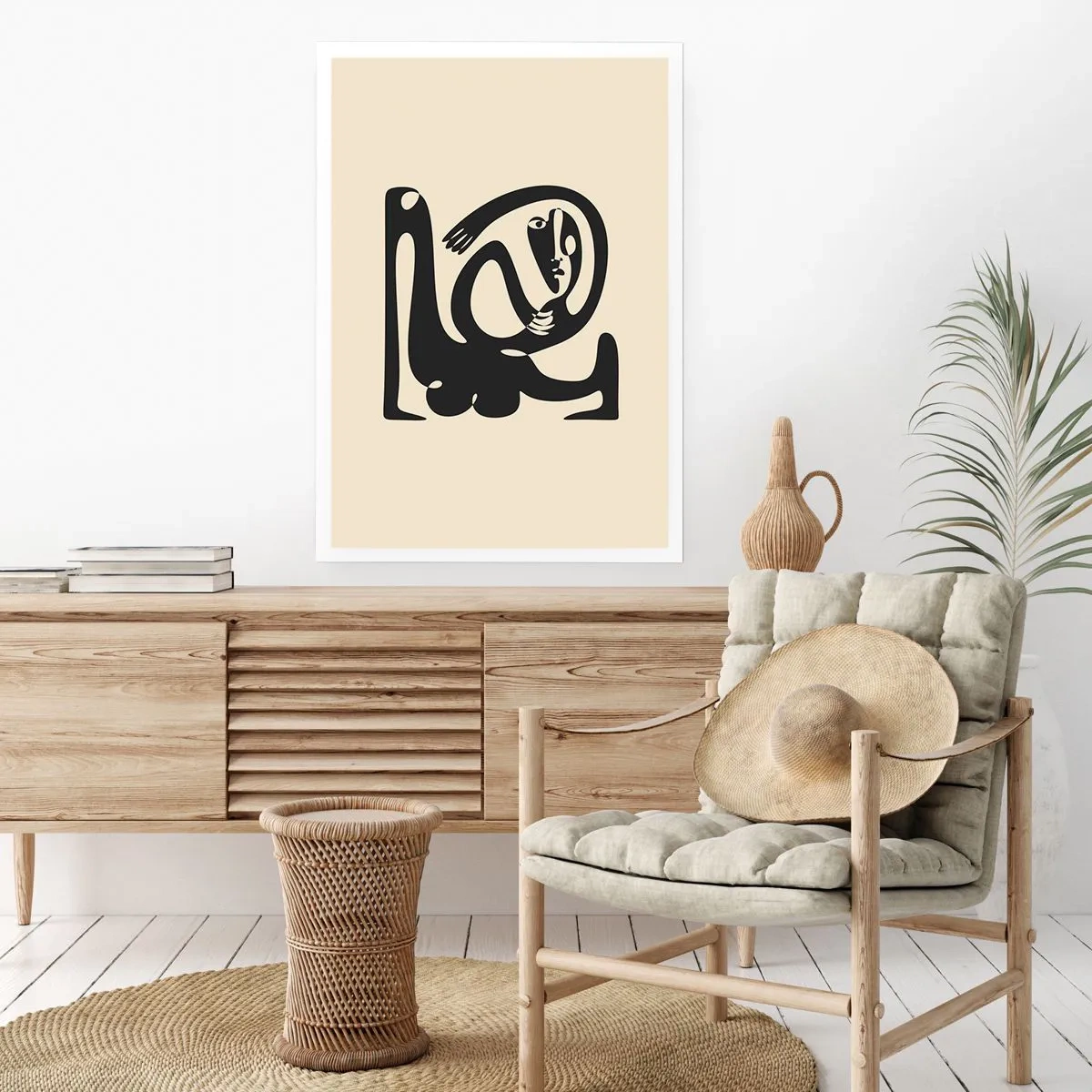 Affiche - Poster - Presque du Picasso - 40x50 cm