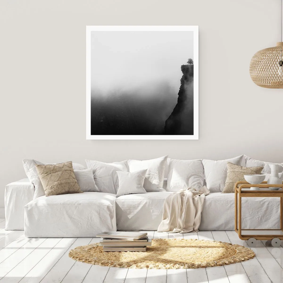 Affiche - Poster - Au bord du monde - 40x40 cm