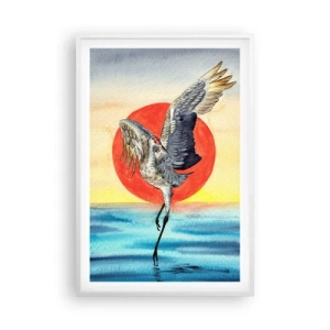 Affiche dans un cadre blanc - Poster - Il est temps de rentrer - 61x91 cm