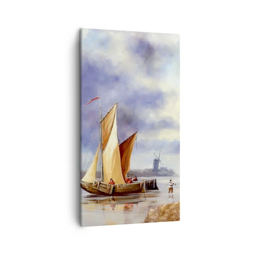 Impression sur toile - Image sur toile - Retour de marin - 45x80 cm