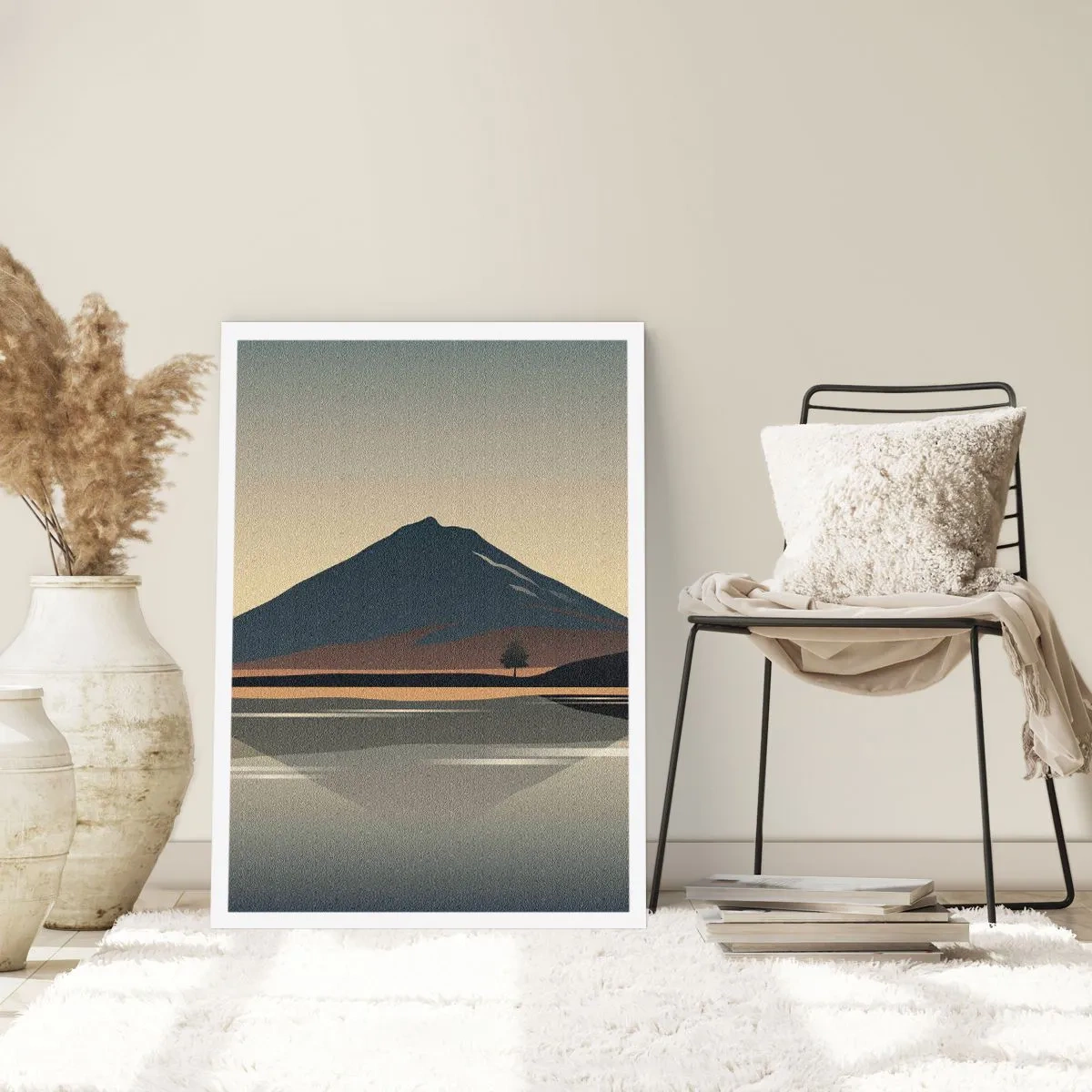 Affiche - Poster - Reflet de miroir - 30x40 cm