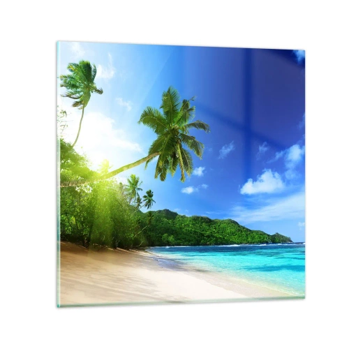 Impression sur verre - Image sur verre - La douceur des tropiques - 30x30 cm