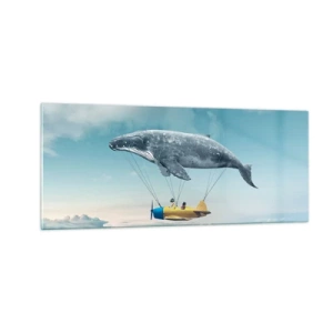 Impression sur verre - Image sur verre - Pourquoi pas? - 100x40 cm