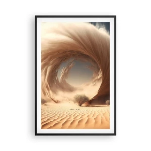 Affiche dans un cadre noir - Poster - Portail ouvert - 61x91 cm