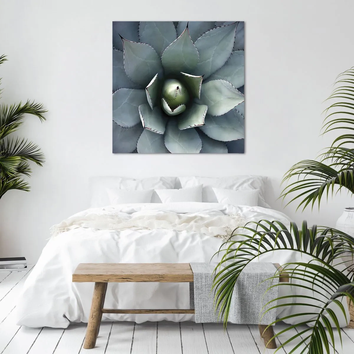 Impression sur toile - Image sur toile - Wabi et observe - 30x30 cm