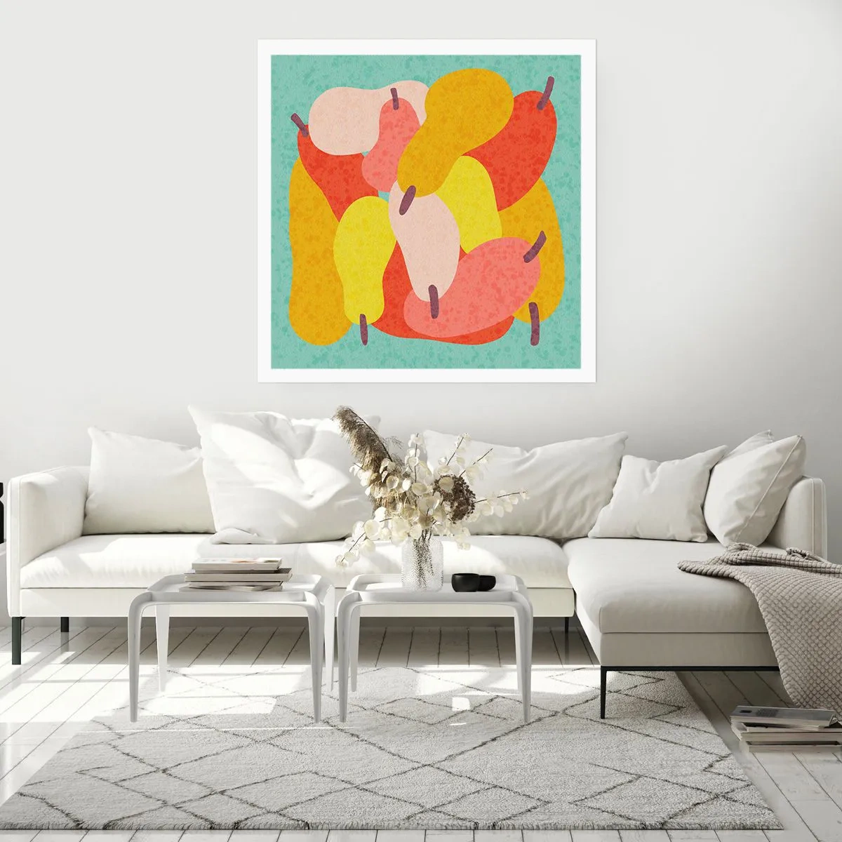 Affiche - Poster - Essayez le soleil d'été - 40x40 cm