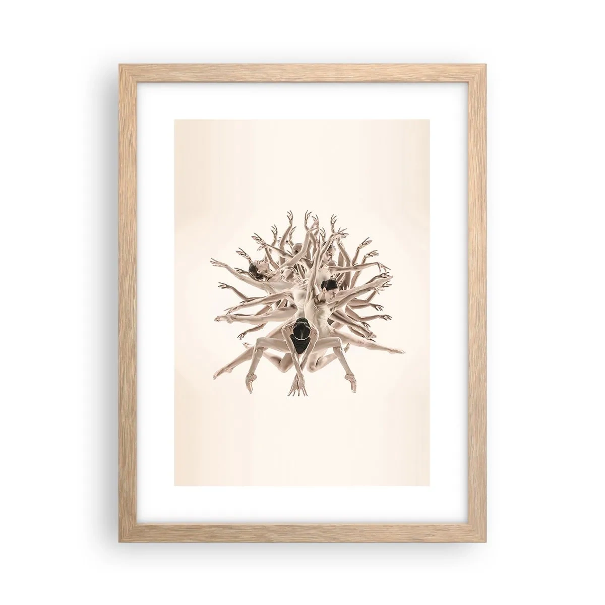 Affiche dans un chêne clair - Poster - S'épanouir en danse - 30x40 cm