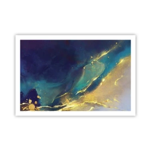 Affiche - Poster - Coulée d'or - 91x61 cm