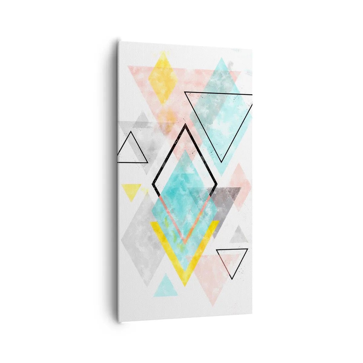 Impression sur toile - Image sur toile - Géométrie facile - 65x120 cm