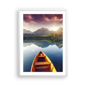 Affiche dans un cadre blanc - Poster - Rien contre nature - 50x70 cm