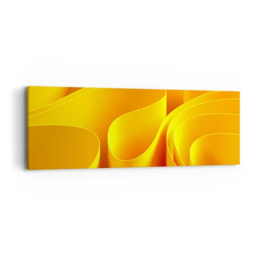 Impression sur toile - Image sur toile - Comme les vagues du soleil - 90x30 cm