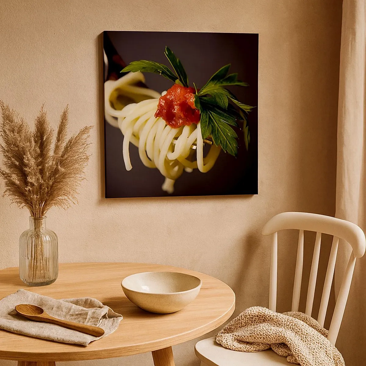 Impression sur toile - Image sur toile - Une bouchée savoureuse - 30x30 cm