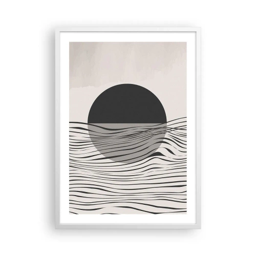 Affiche dans un cadre blanc - Poster - Demi composition - 50x70 cm