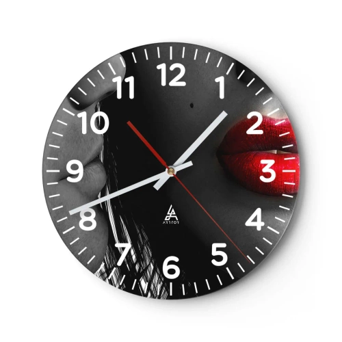 Horloge murale - Pendule murale - Face à face - 40x40 cm