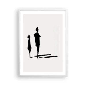 Affiche dans un cadre blanc - Poster - Êtes-vous sûr qu'ils sont ensemble ? - 50x70 cm