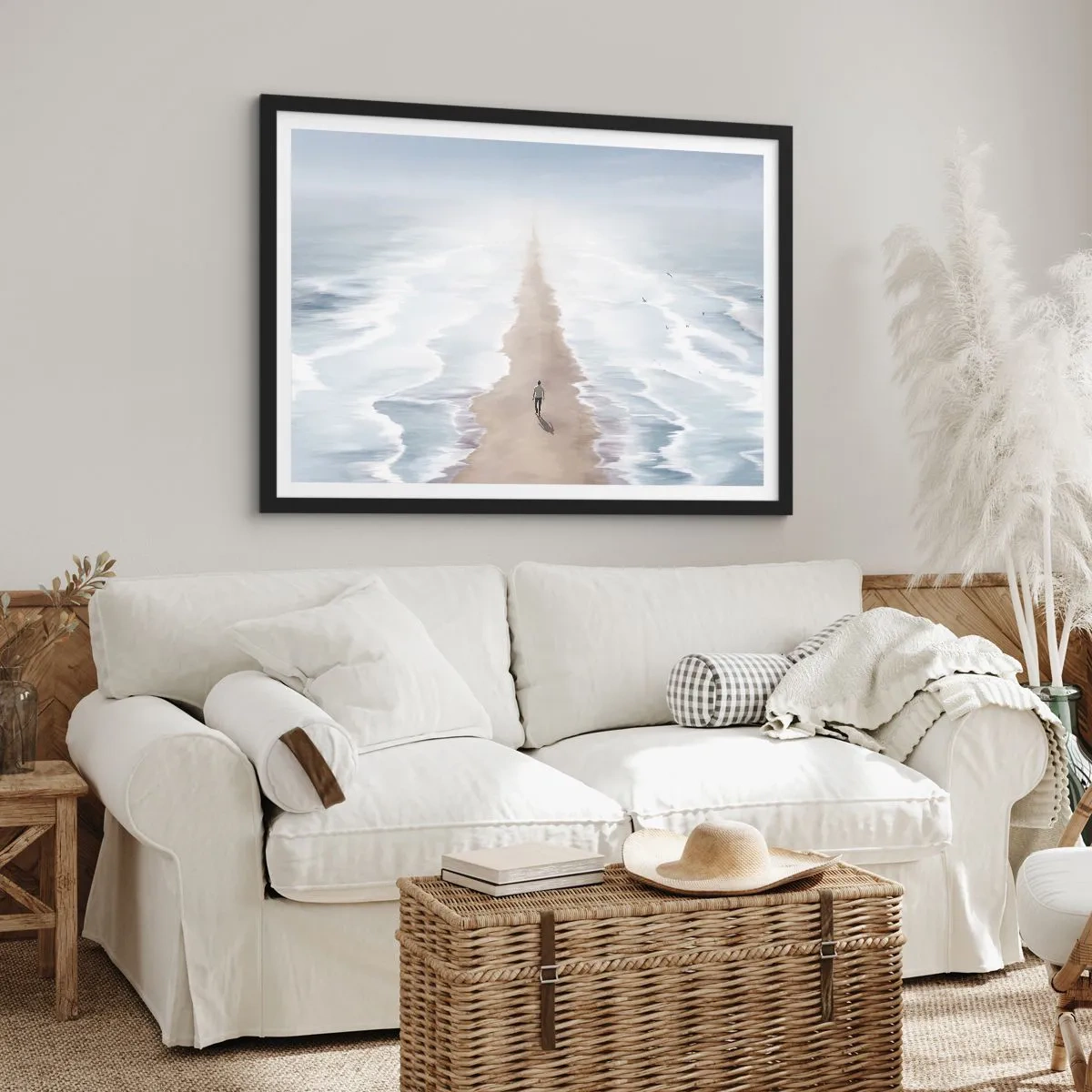 Affiche dans un cadre noir - Poster - Un brillant avenir - 50x40 cm