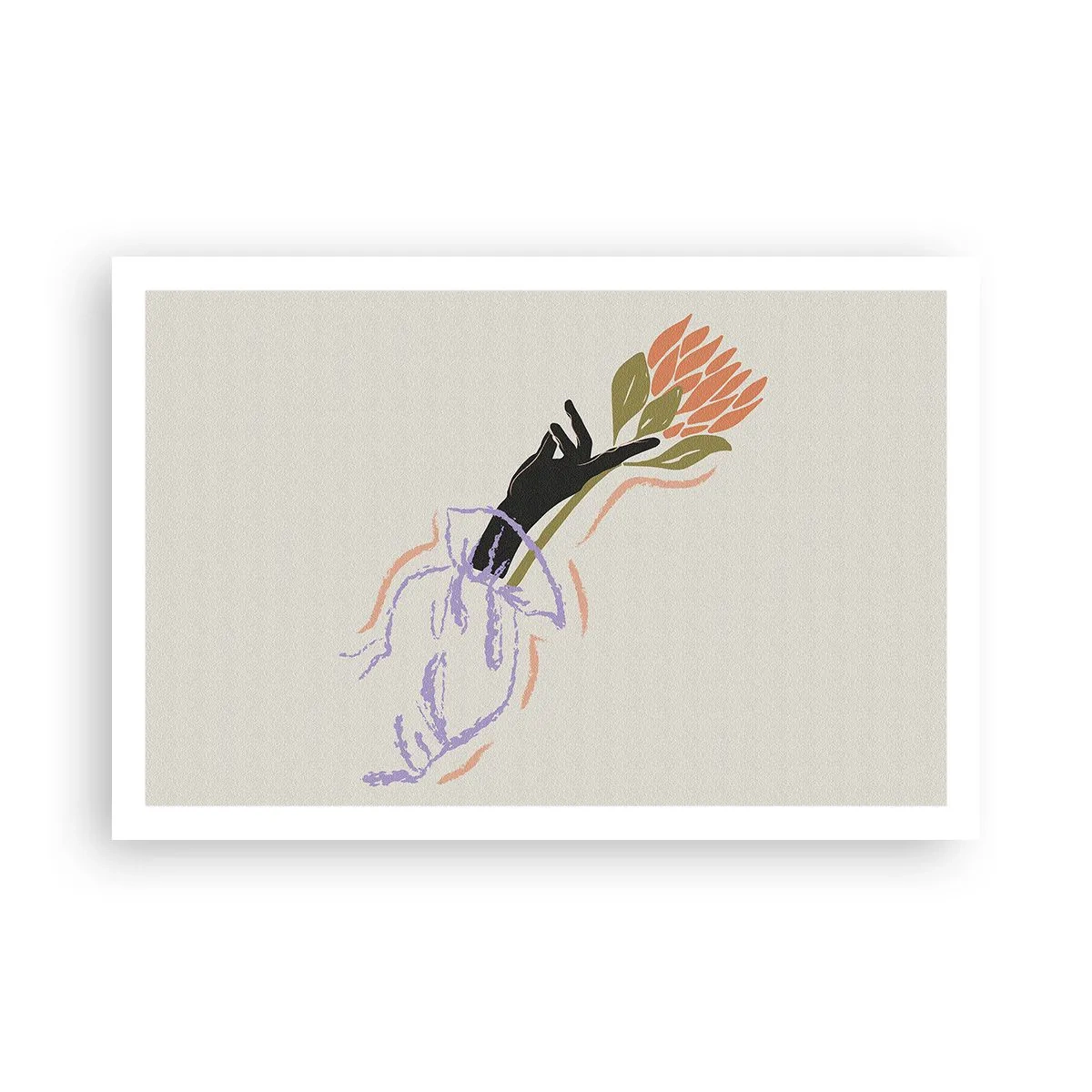 Affiche - Poster - Touche fraternelle - 91x61 cm