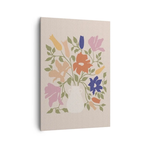 Impression sur toile - Image sur toile - Bouquet délicat - 70x100 cm