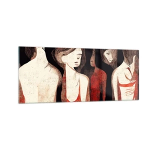 Impression sur verre - Image sur verre - Madones des ténèbres - 100x40 cm