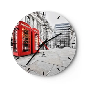 Horloge murale - Pendule murale - Welcome to London - 40x40 cm