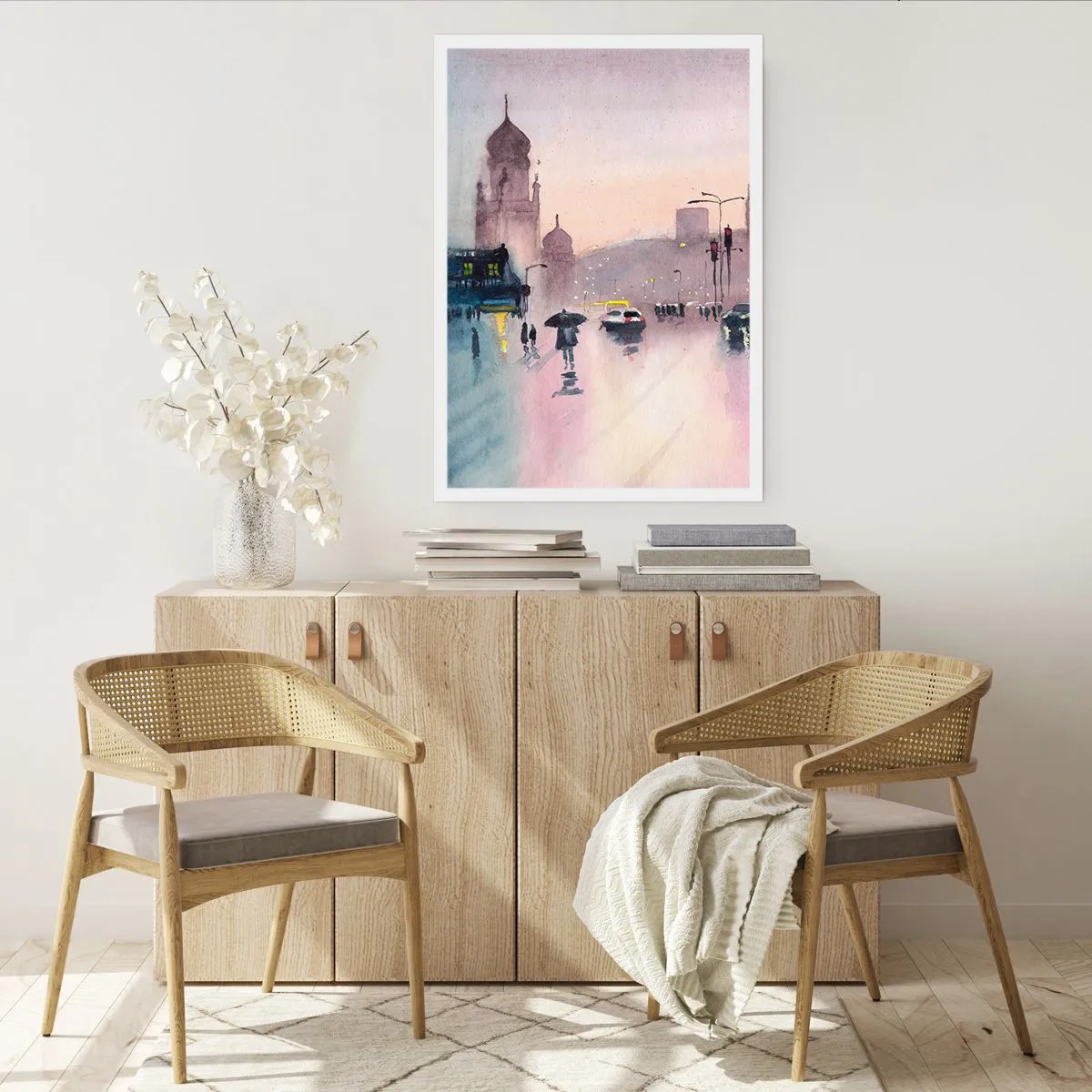 Affiche - Poster - Dans une brume pluvieuse - 70x100 cm