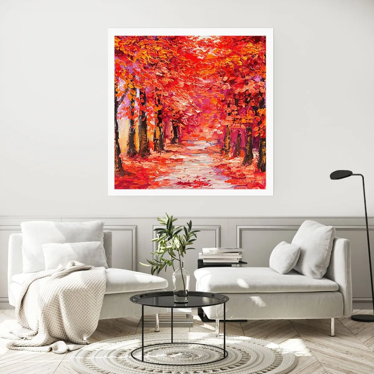 Affiche - Poster - Impression d'automne - 50x50 cm
