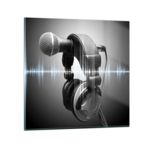 Impression sur verre - Image sur verre - Vous pouvez encore entendre son chant - 30x30 cm